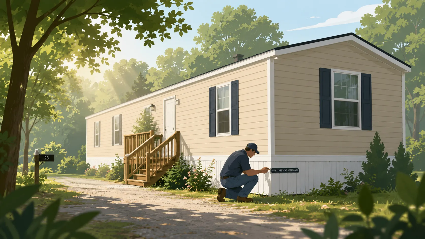 How to Find a Mobile Home Vin Number