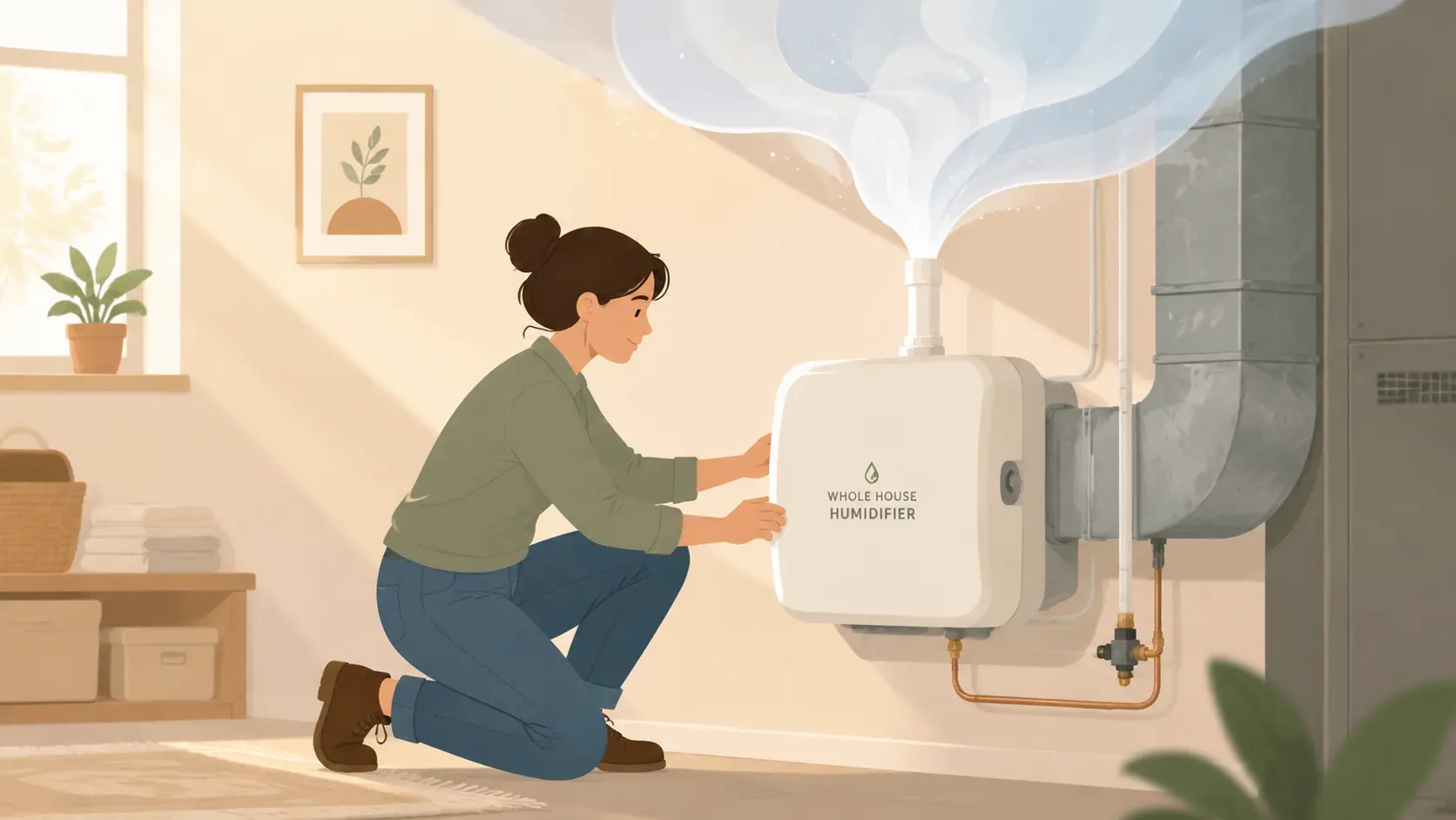 How to Install a Whole House Humidifier