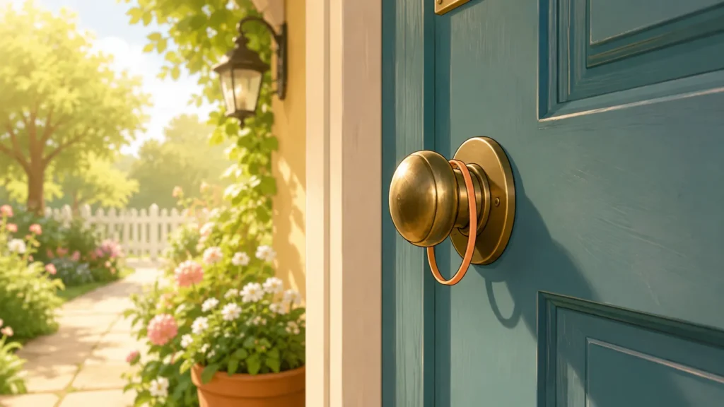 Why Put a Rubber Band on the Door Knob